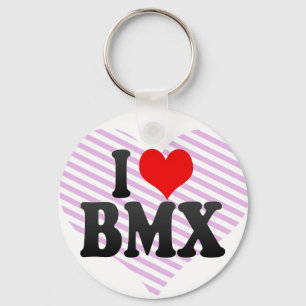 I Liebe BMX Schlüsselanhänger