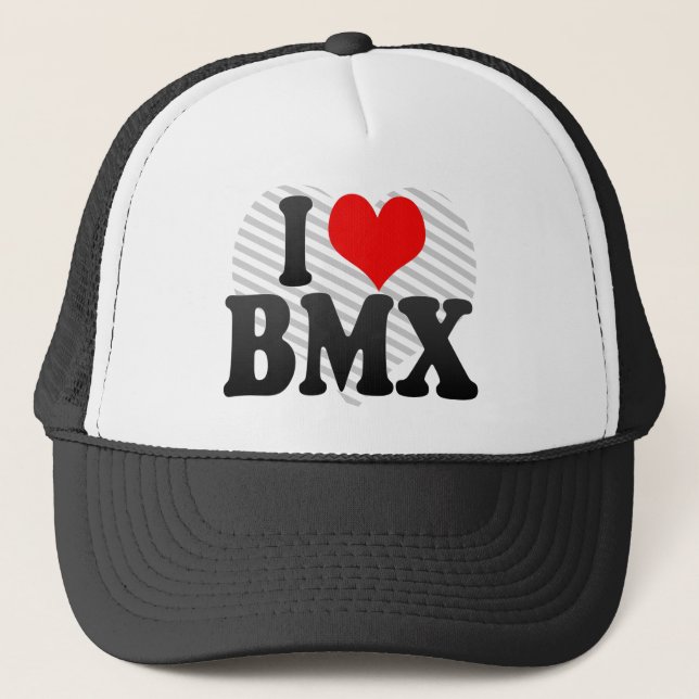 I Liebe BMX Truckerkappe (Vorderseite)