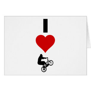 I Liebe BMX (vertikal)