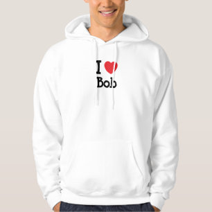 I Liebe Bob - Herzstück personalisiert Hoodie