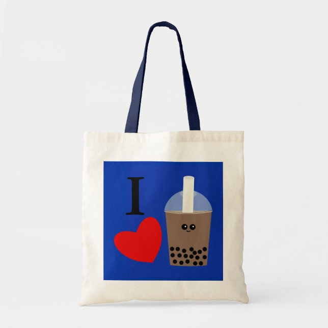I Liebe Boba Drink #1 Tote Bag Tragetasche (Vorne)
