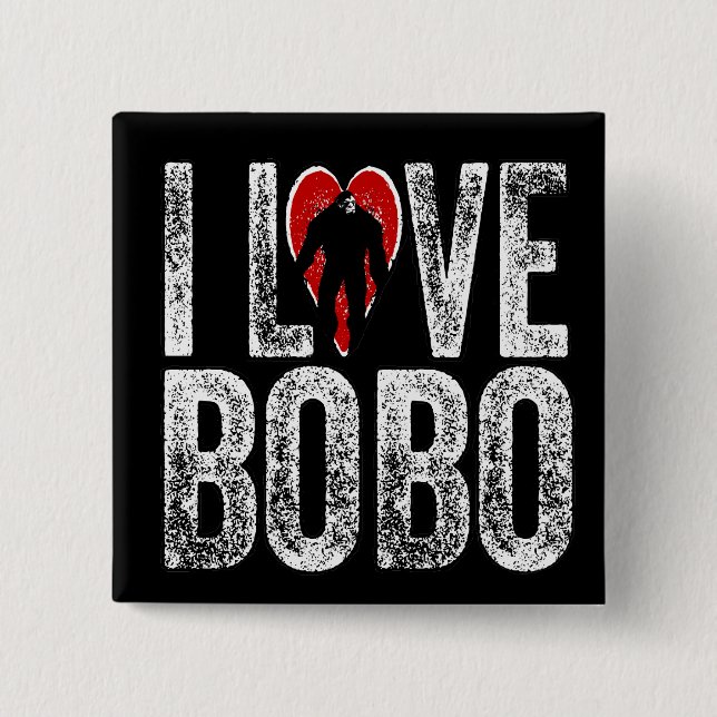 I Liebe Bobo Button (Vorderseite)