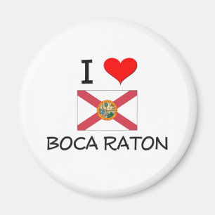 I Liebe BOCA RATON Florida Magnet