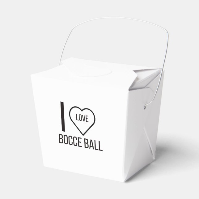I LIEBE BOCCE BALL GESCHENKSCHACHTEL (Vorderseite)