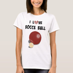 I Liebe Bocce Ball T-Shirt