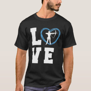 I Liebe Bogenschießen für Ihren Onkel T-Shirt