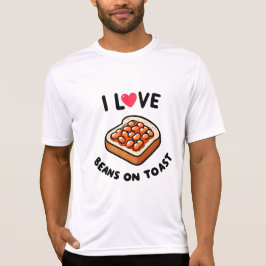 I Liebe Bohnen auf Toast T-Shirt