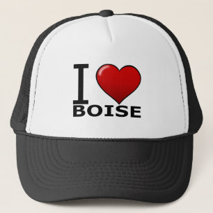 I LIEBE BOISE, IDENTIFIKATION - IDAHO TRUCKERKAPPE