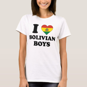 I Liebe Bolivianische Jungen T-Shirt
