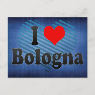 I Liebe Bologna, Italien Postkarte