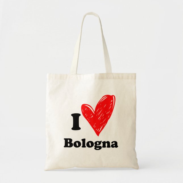 I Liebe Bologna Tragetasche (Vorne)