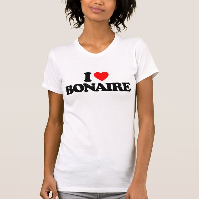 I LIEBE BONAIRE T-Shirt (Vorderseite)