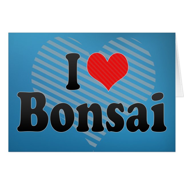 I Liebe-Bonsais (Vorderseite (Horizontal))