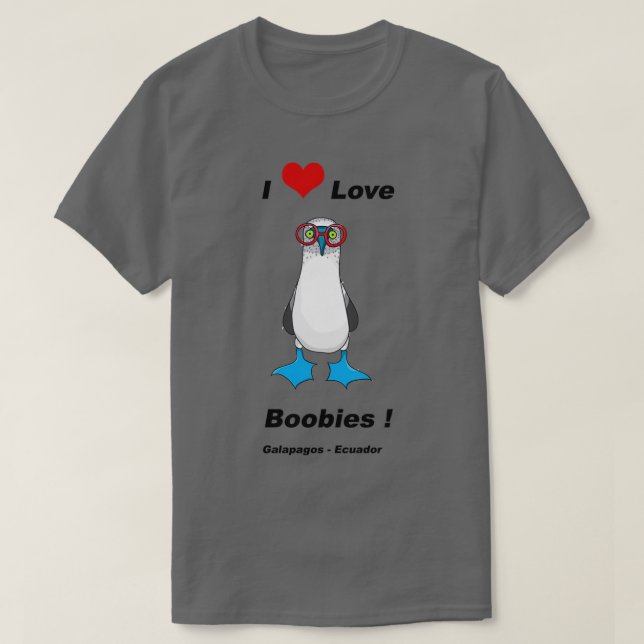 I Liebe BoobiesTShirt T-Shirt (Design vorne)