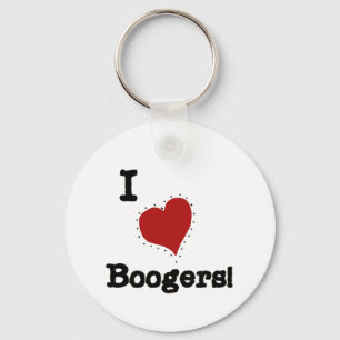 I Liebe Boogers Tshirts und Geschenke Schlüsselanhänger