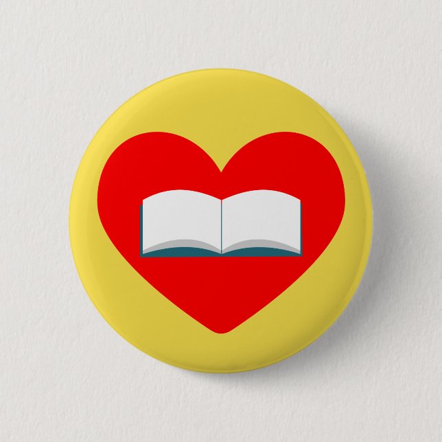I Liebe Books Button (Vorderseite)