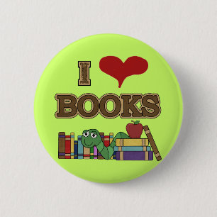 I Liebe Books Button