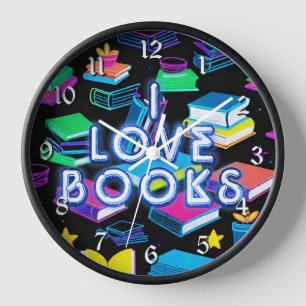 I Liebe Books Colorado Round Uhr