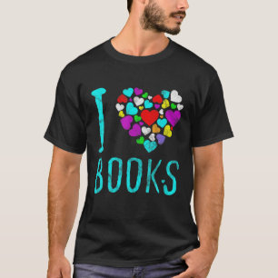 I Liebe Books Heading Stories Book Lover T-Shirt