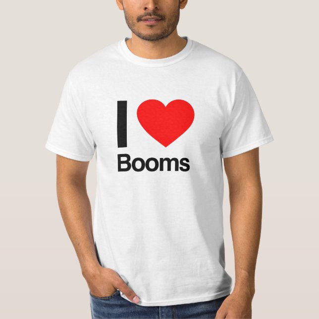 i Liebe booms T-Shirt (Vorderseite)
