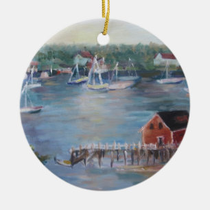 I Liebe Boothbay Hafen Weihnachtsschmuck