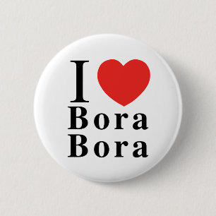 I [LIEBE] Bora Bora Knopf Button