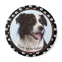 I Liebe Border Collieses Magnet