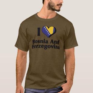 I Liebe Bosnien und Herzegowina T-Shirt