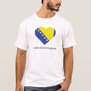 I Liebe Bosnien und Herzegowina T-Shirt