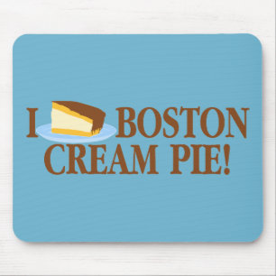I Liebe Boston Cream Pie Mousepad