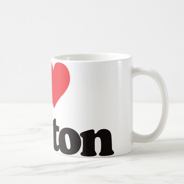 I Liebe Boston Kaffeetasse (Rechts)