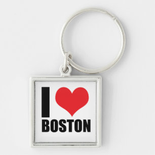 I Liebe Boston Schlüsselanhänger