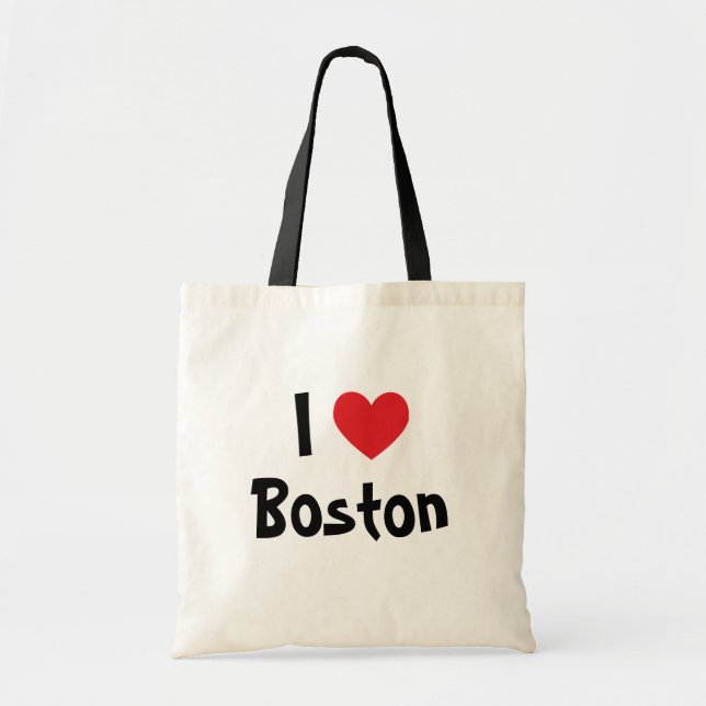 I Liebe Boston Tragetasche (Vorne)