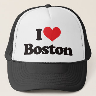 I Liebe Boston Truckerkappe
