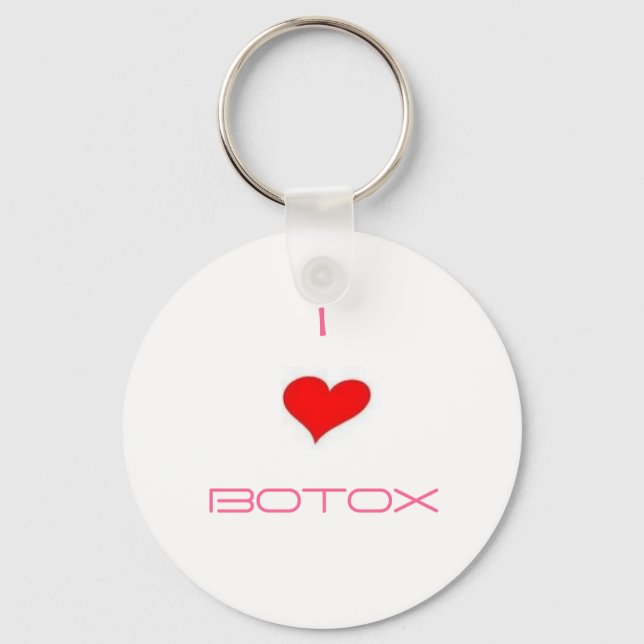 I LIEBE BOTOX KEY CHAIN SCHLÜSSELANHÄNGER (Vorderseite)