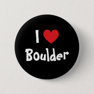I Liebe Boulder Button