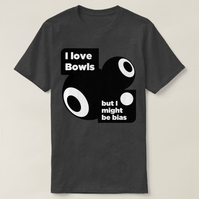 I Liebe Bowling T T-Shirt (Design vorne)