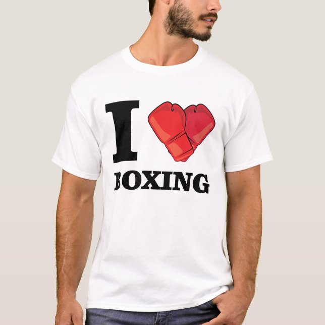 I Liebe Boxing T-Shirt (Vorderseite)