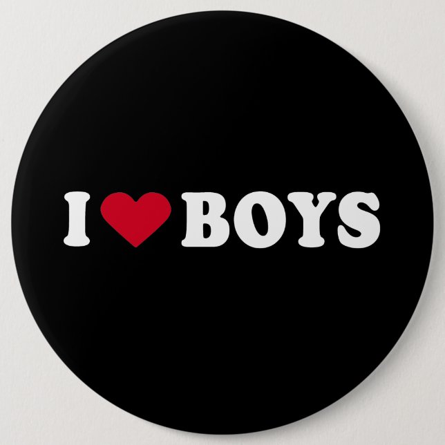 I LIEBE BOYS BUTTON (Vorderseite)