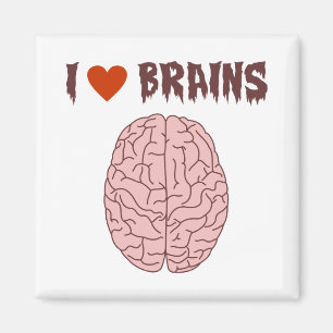 I Liebe Brains Magnet