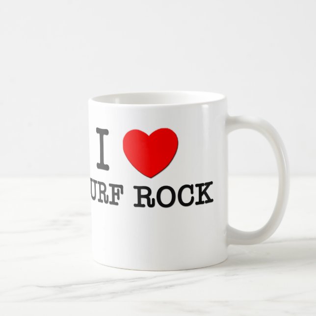 I Liebe-Brandungs-Felsen Tasse (Rechts)