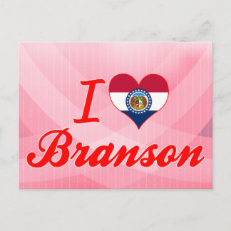I Liebe Branson, Missouri Postkarte