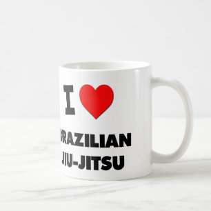 I Liebe-Brasilianer Jiu-Jitsu Kaffeetasse