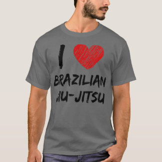 I Liebe Brasilianischer Dschiujitsu 1 T-Shirt