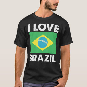 I Liebe Brasilien I Herz Brasilien Familienreisen T-Shirt