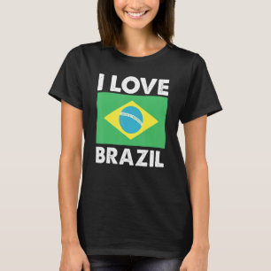 I Liebe Brasilien I Herz Brasilien Familienreisen T-Shirt