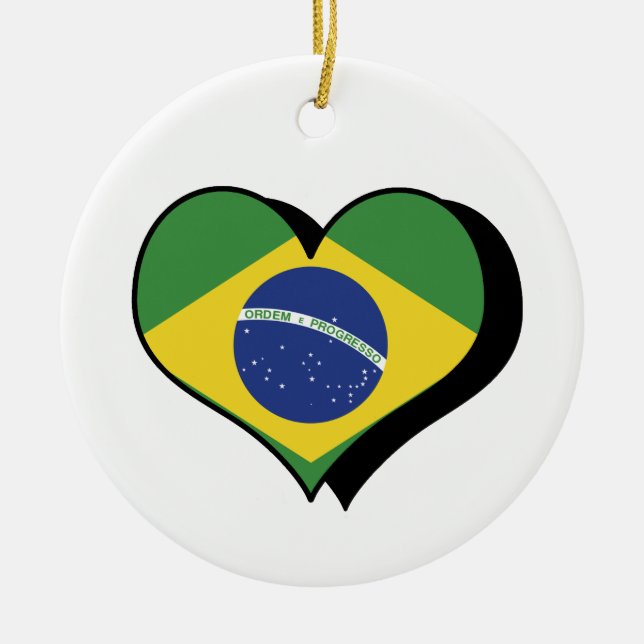 I Liebe Brasilien - Ornamente (Vorne)