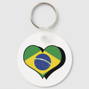 I Liebe Brasilien Schlüsselanhänger