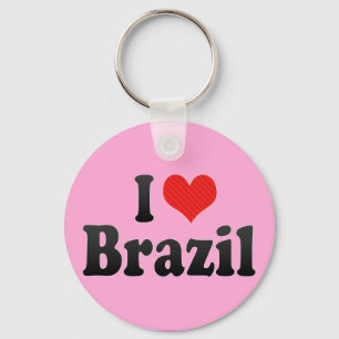 I Liebe Brasilien Schlüsselanhänger