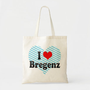 I Liebe Bregenz, Österreich Tragetasche